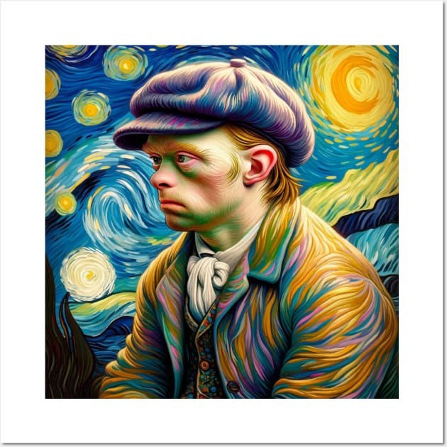 Starry Night of Inclusion: World Down Syndrome Day Wall Art by Edd Paint Something